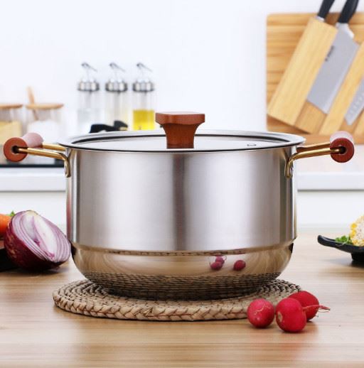 रसोई खाना पकाने के बर्तन के लिए एसएस 304 पॉट
